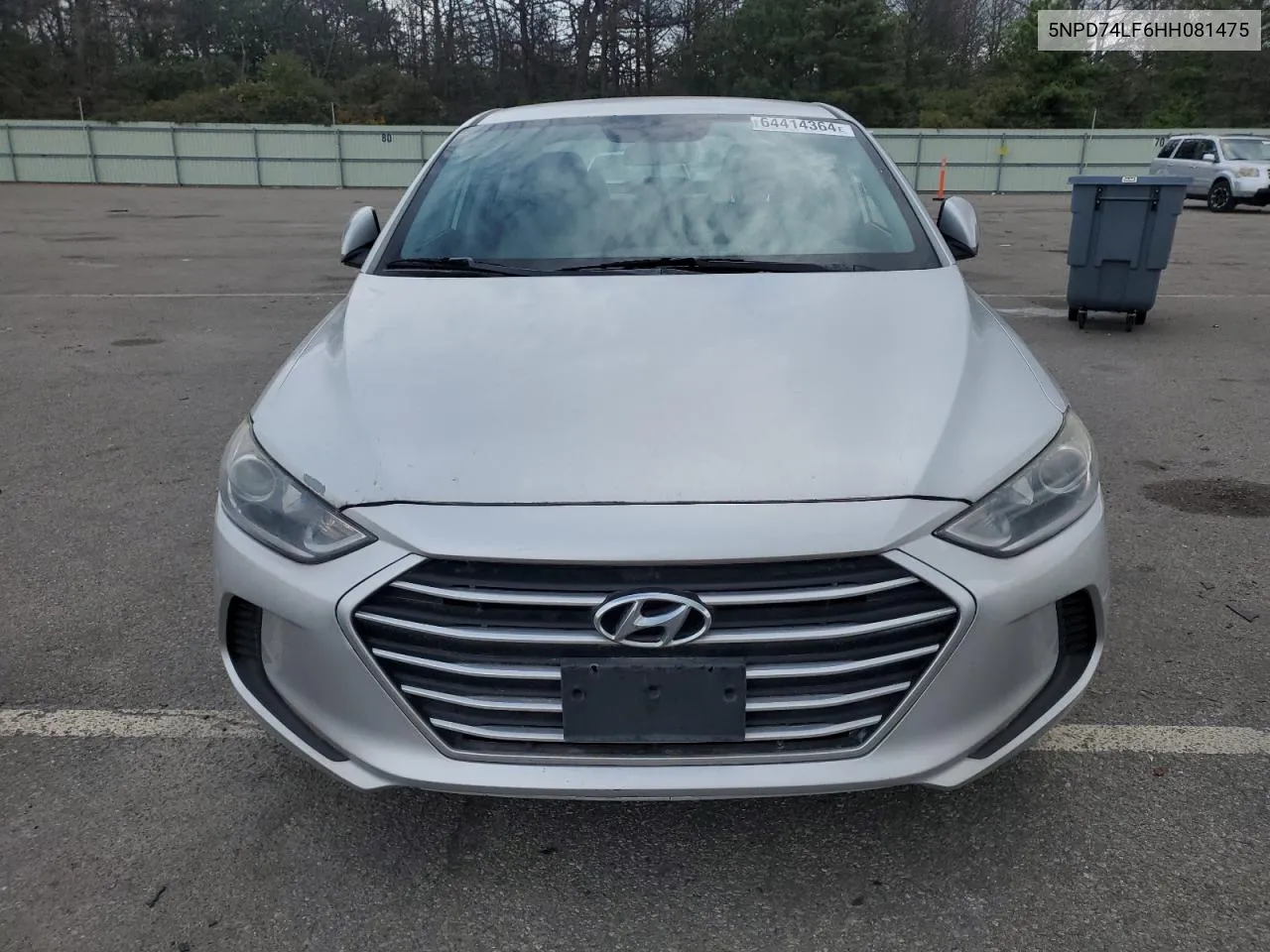 5NPD74LF6HH081475 2017 Hyundai Elantra Se