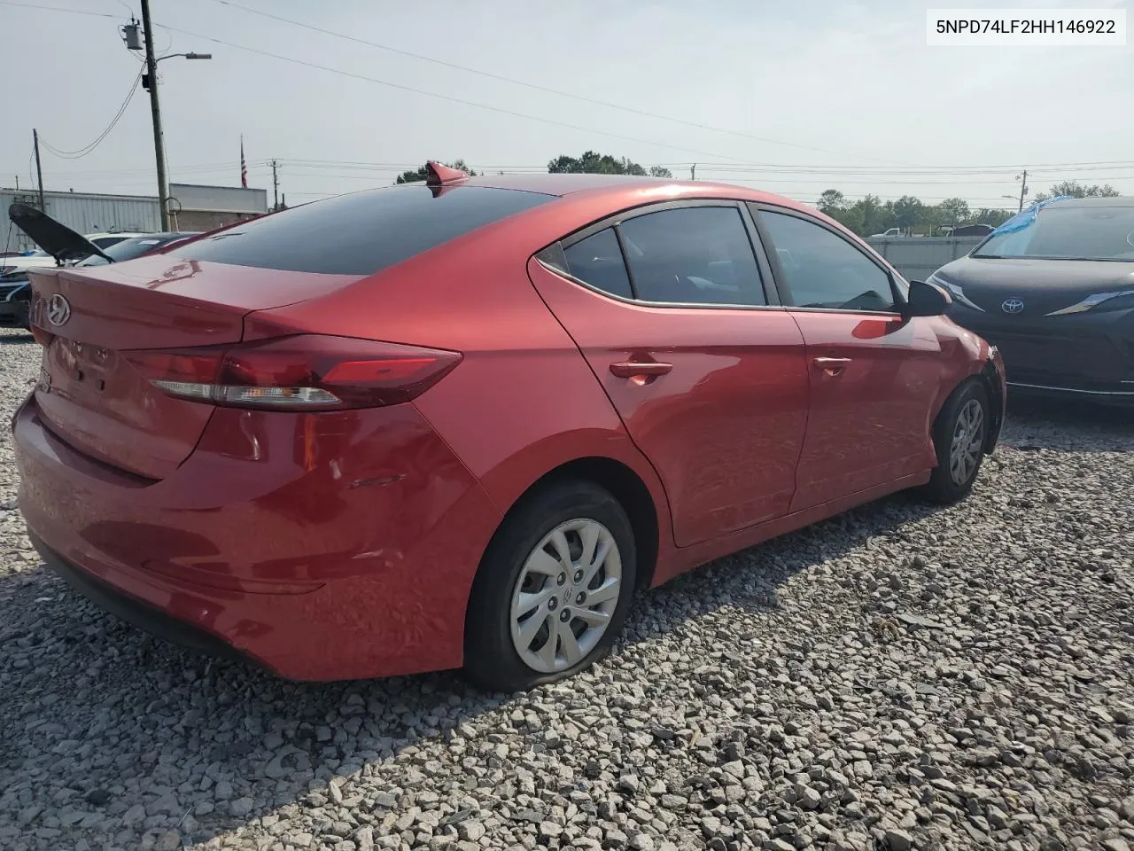 2017 Hyundai Elantra Se VIN: 5NPD74LF2HH146922 Lot: 65063684