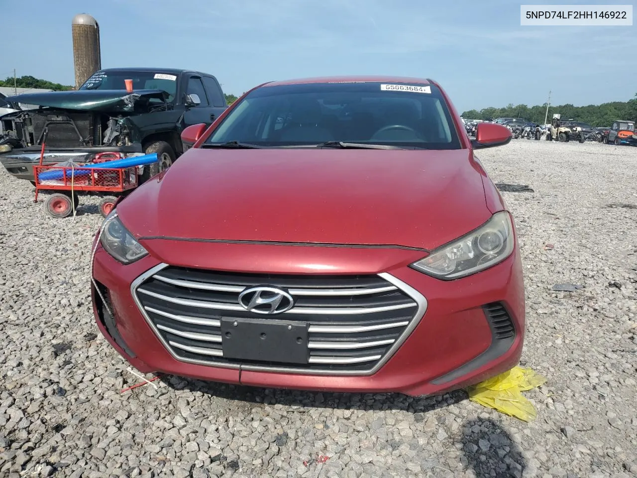 5NPD74LF2HH146922 2017 Hyundai Elantra Se