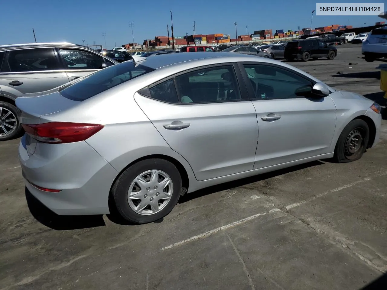 5NPD74LF4HH104428 2017 Hyundai Elantra Se