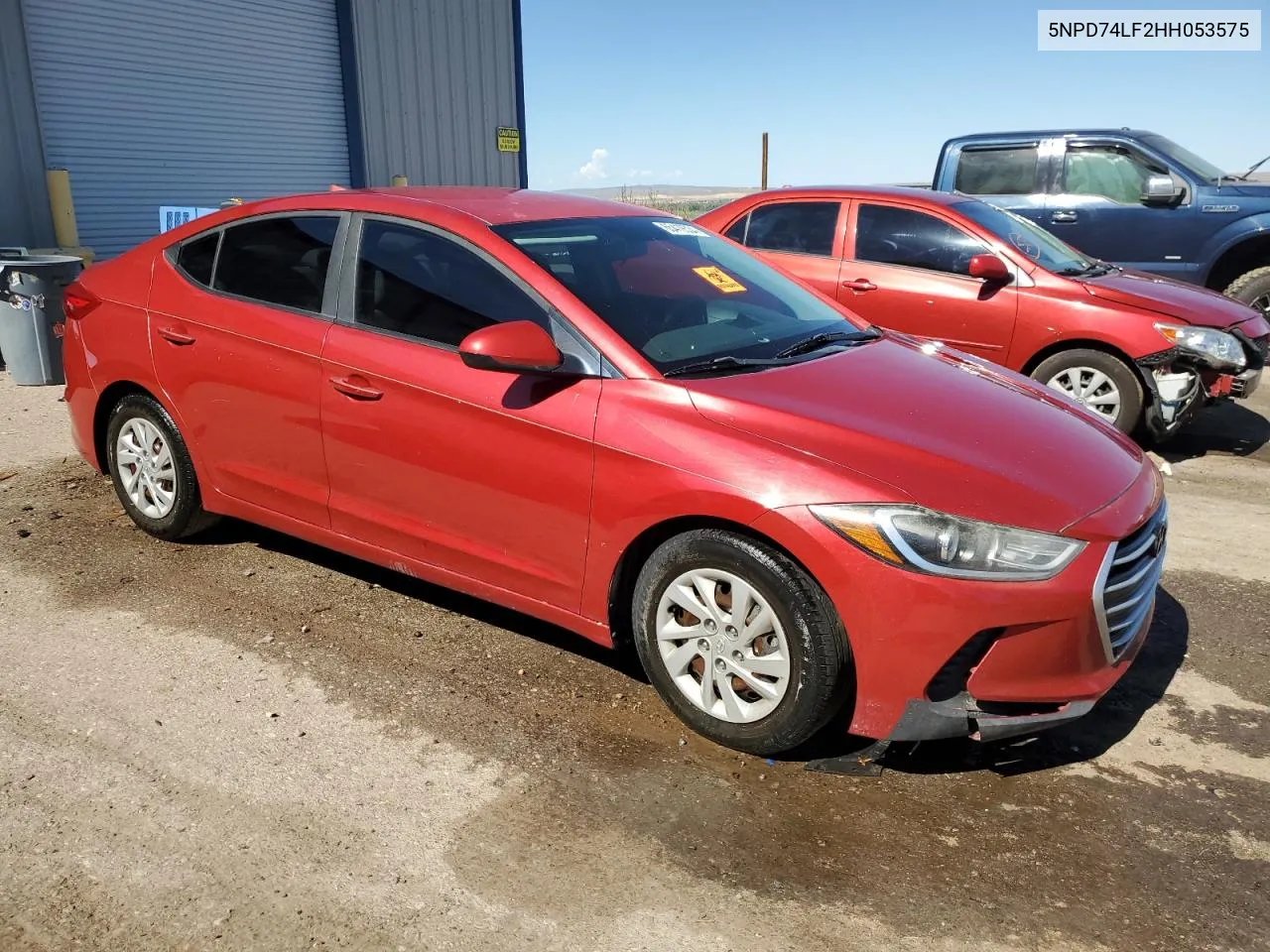 5NPD74LF2HH053575 2017 Hyundai Elantra Se