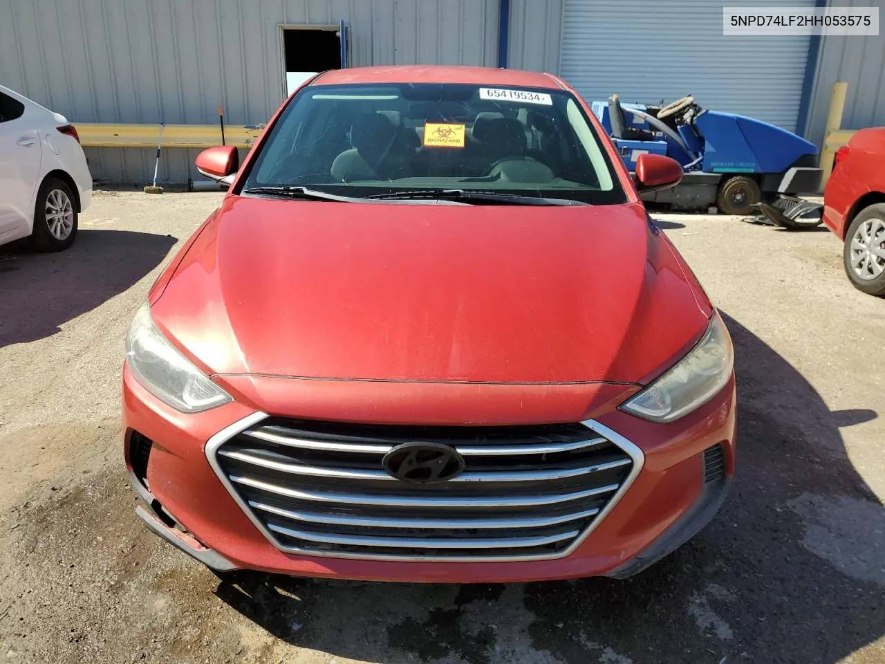 2017 Hyundai Elantra Se VIN: 5NPD74LF2HH053575 Lot: 65419534