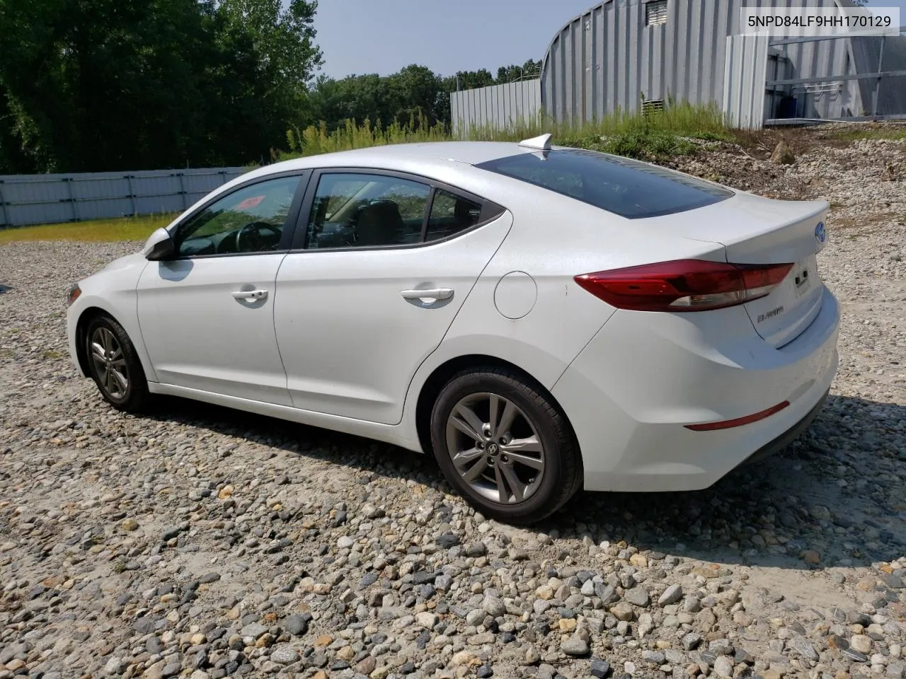 2017 Hyundai Elantra Se VIN: 5NPD84LF9HH170129 Lot: 65431974