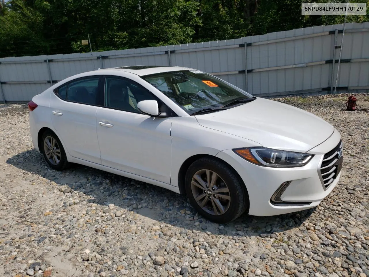 2017 Hyundai Elantra Se VIN: 5NPD84LF9HH170129 Lot: 65431974