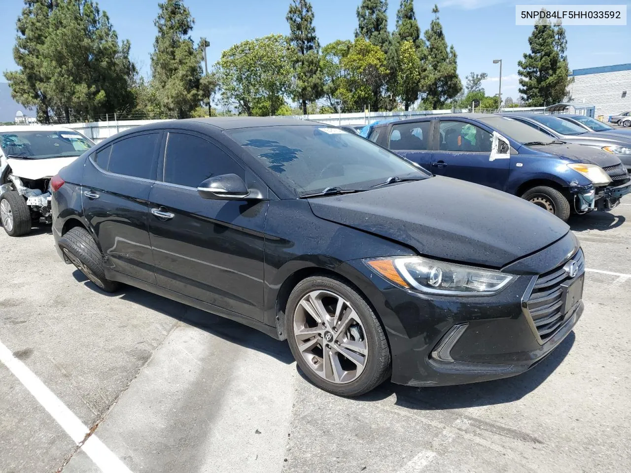 5NPD84LF5HH033592 2017 Hyundai Elantra Se