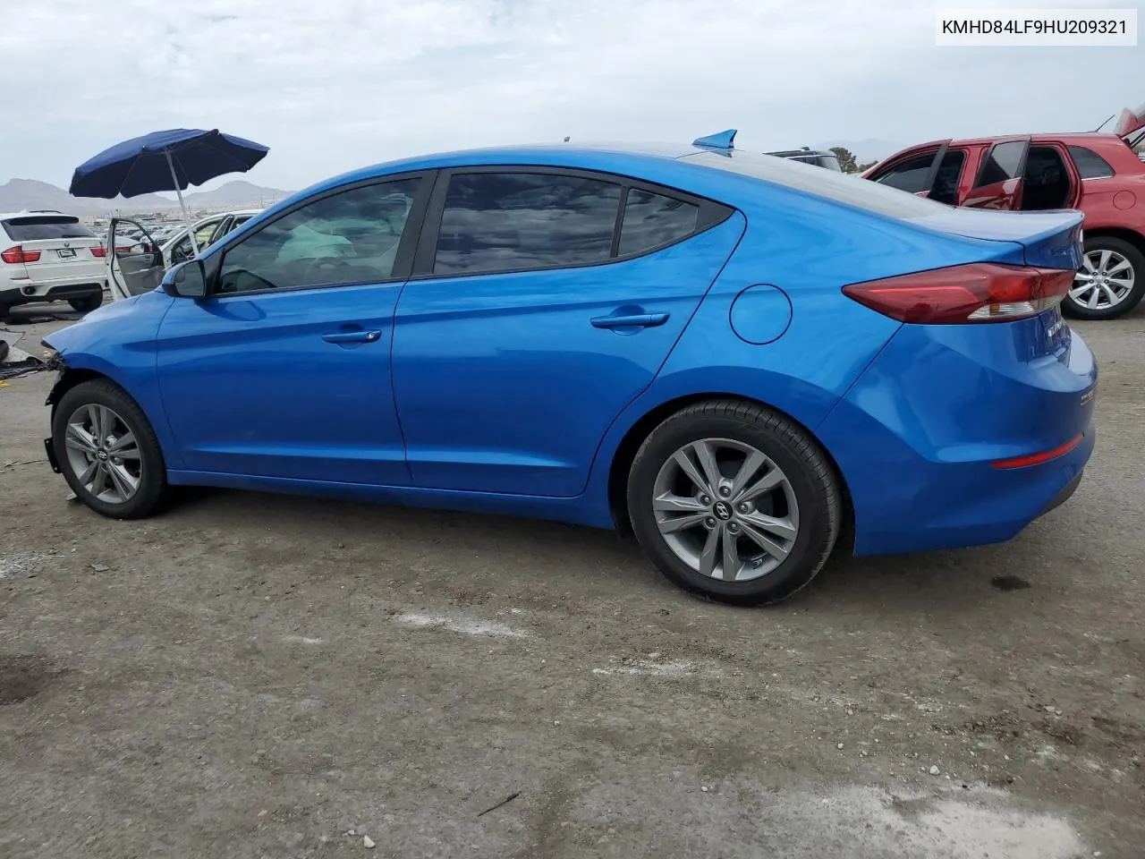 KMHD84LF9HU209321 2017 Hyundai Elantra Se