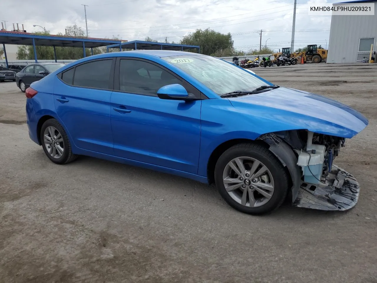 KMHD84LF9HU209321 2017 Hyundai Elantra Se