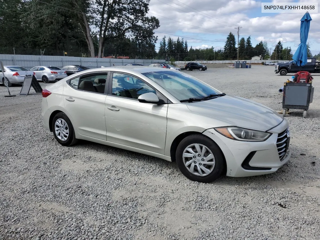 2017 Hyundai Elantra Se VIN: 5NPD74LFXHH148658 Lot: 66912244