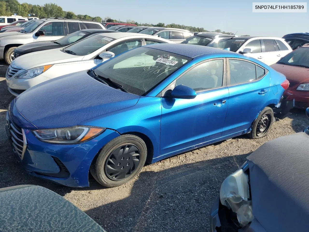 5NPD74LF1HH185789 2017 Hyundai Elantra Se