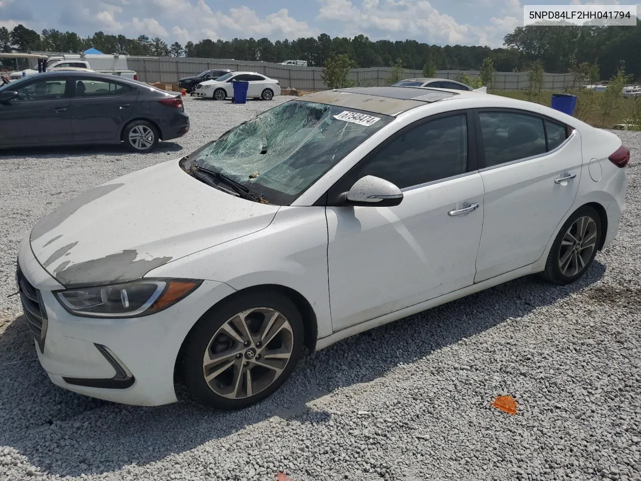 5NPD84LF2HH041794 2017 Hyundai Elantra Se