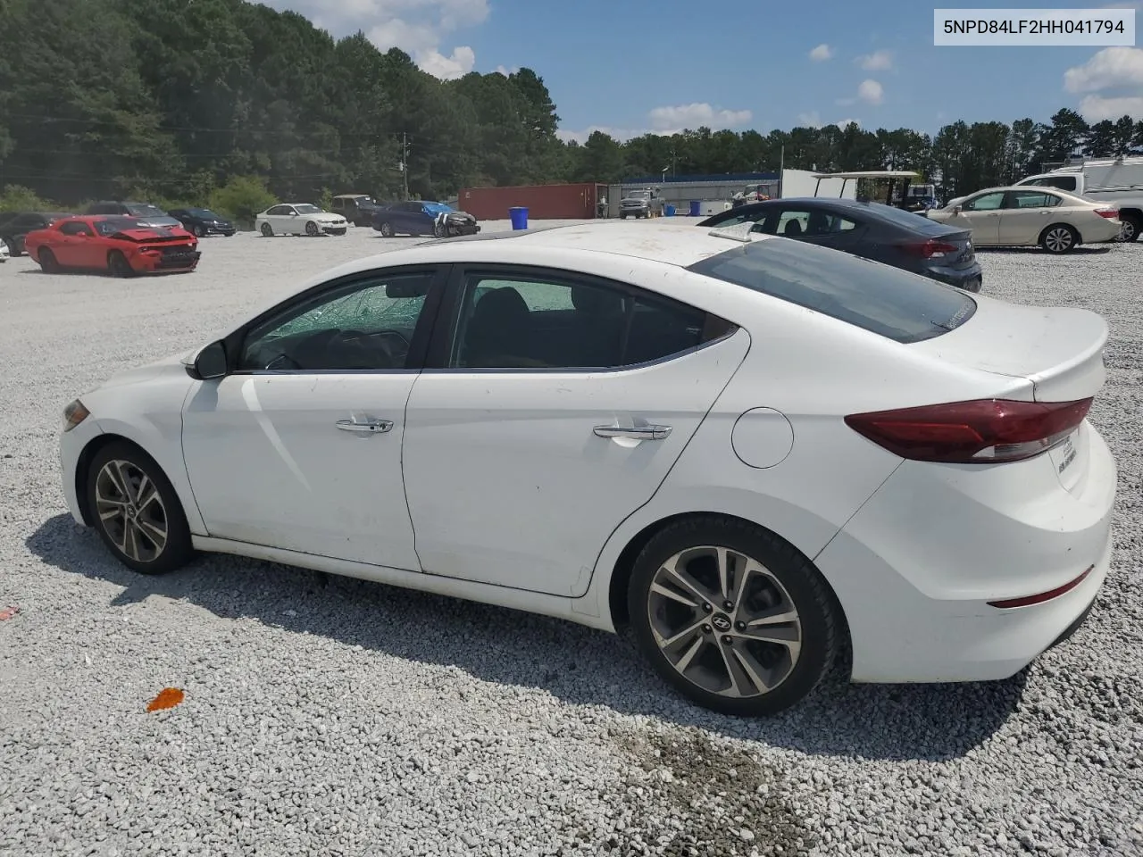 5NPD84LF2HH041794 2017 Hyundai Elantra Se