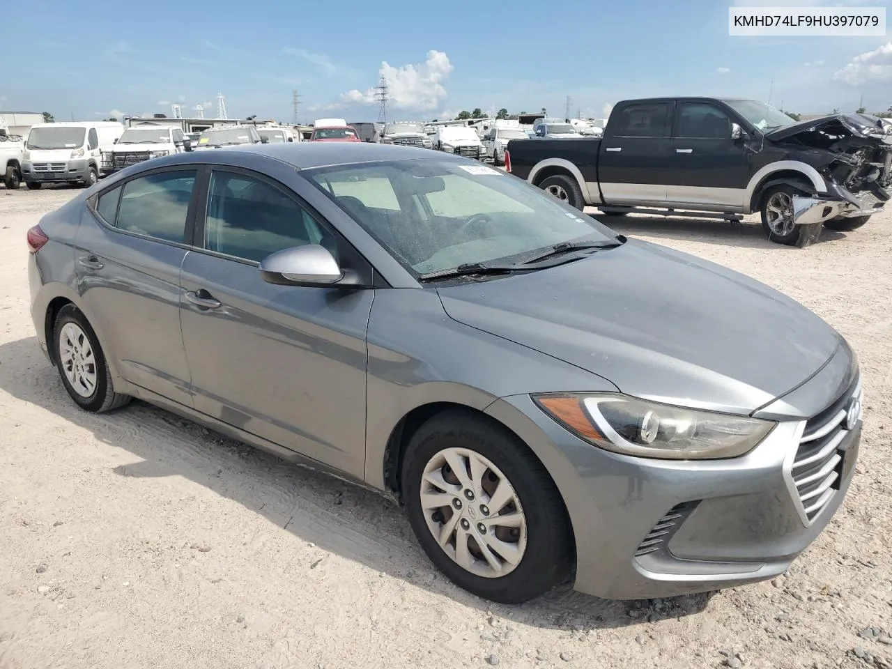 2017 Hyundai Elantra Se VIN: KMHD74LF9HU397079 Lot: 67718814