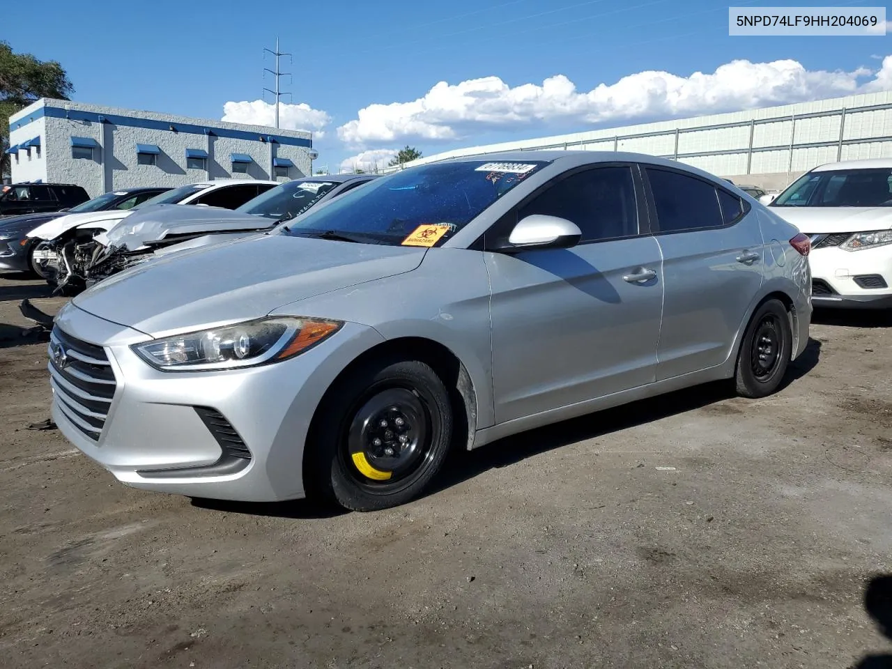 2017 Hyundai Elantra Se VIN: 5NPD74LF9HH204069 Lot: 67769834