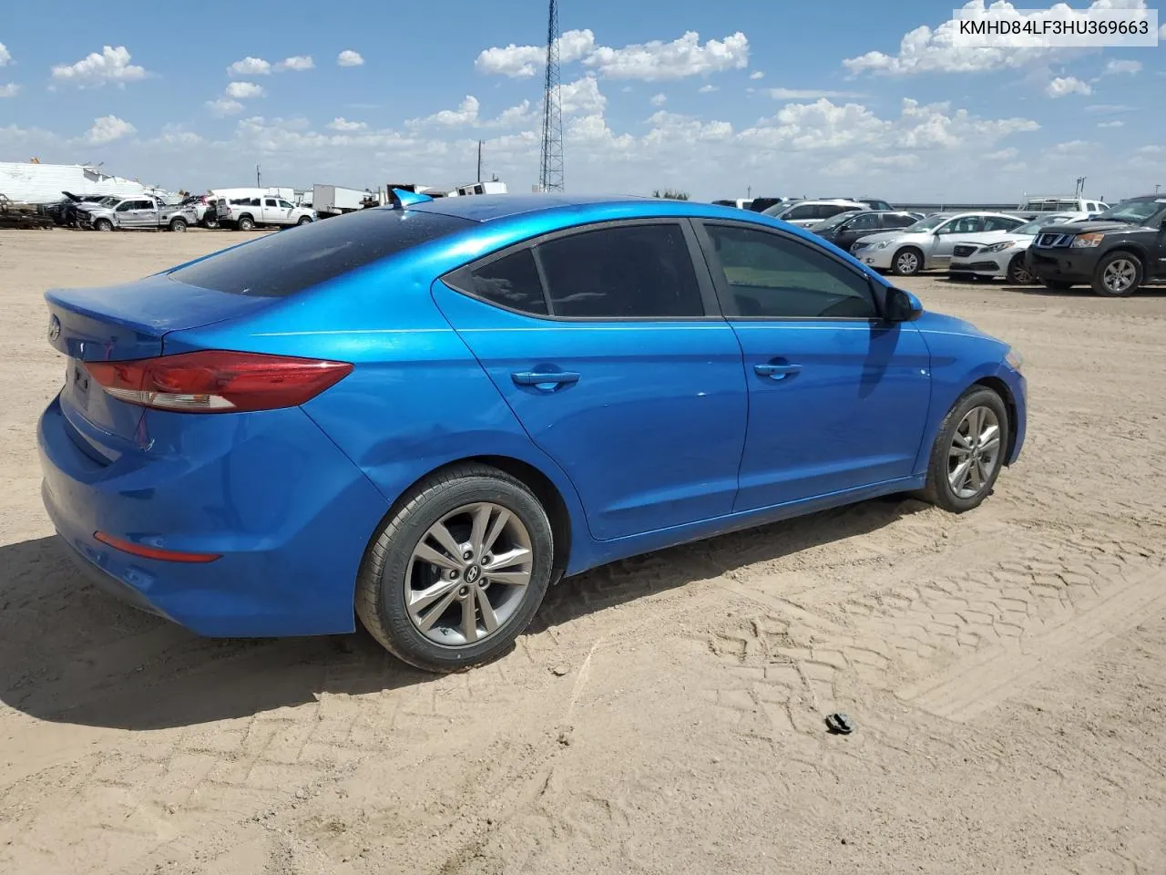 2017 Hyundai Elantra Se VIN: KMHD84LF3HU369663 Lot: 67976804