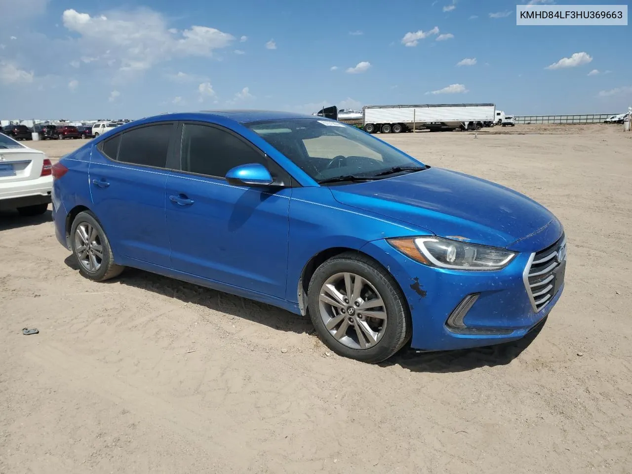 KMHD84LF3HU369663 2017 Hyundai Elantra Se