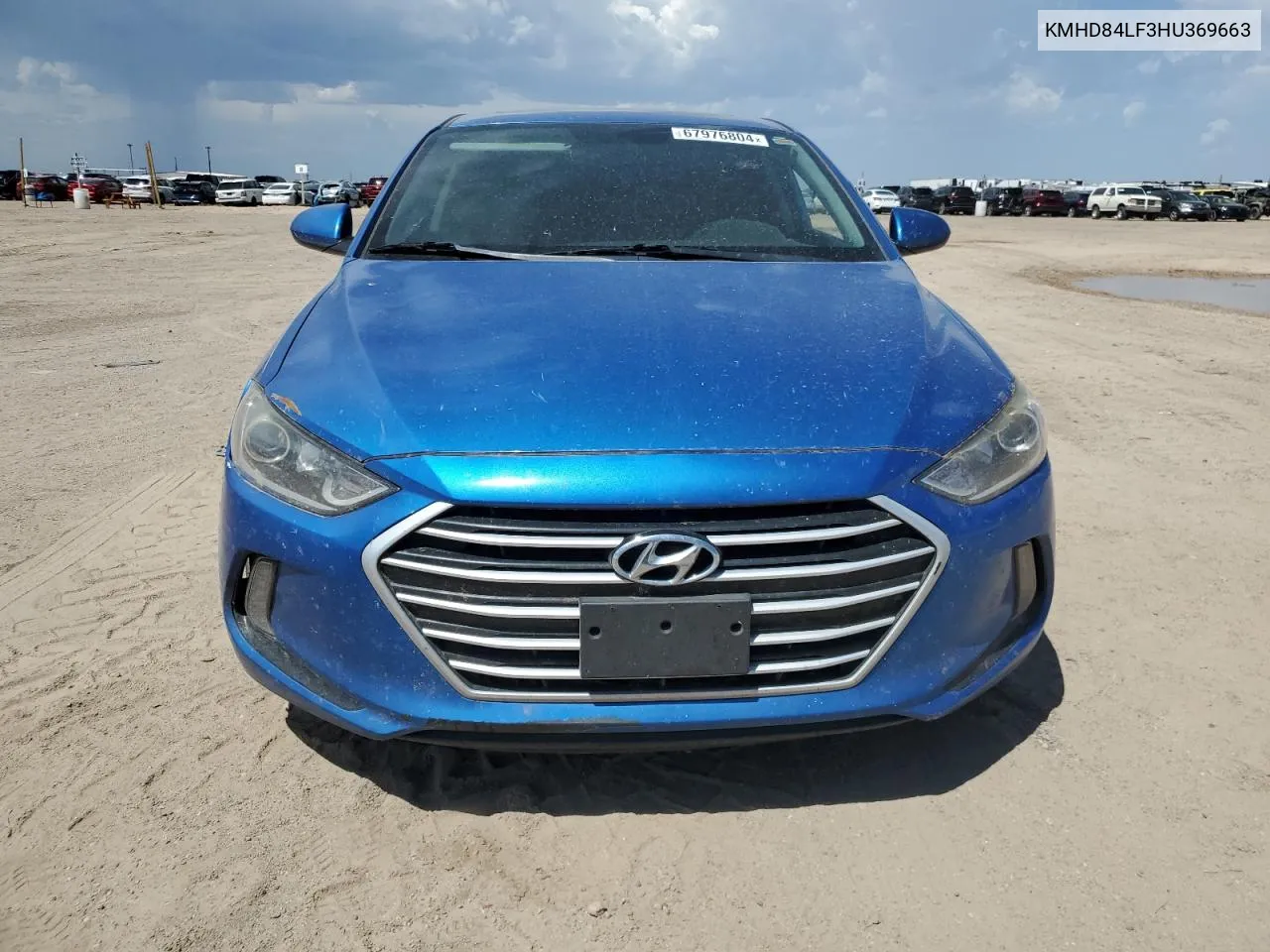 KMHD84LF3HU369663 2017 Hyundai Elantra Se