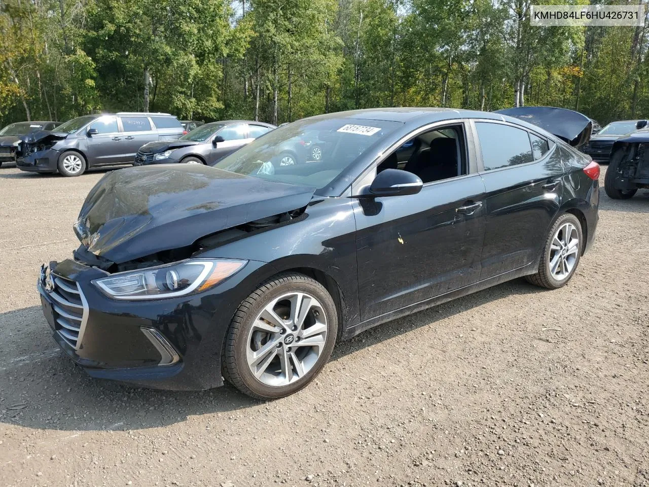 2017 Hyundai Elantra Se VIN: KMHD84LF6HU426731 Lot: 68157734