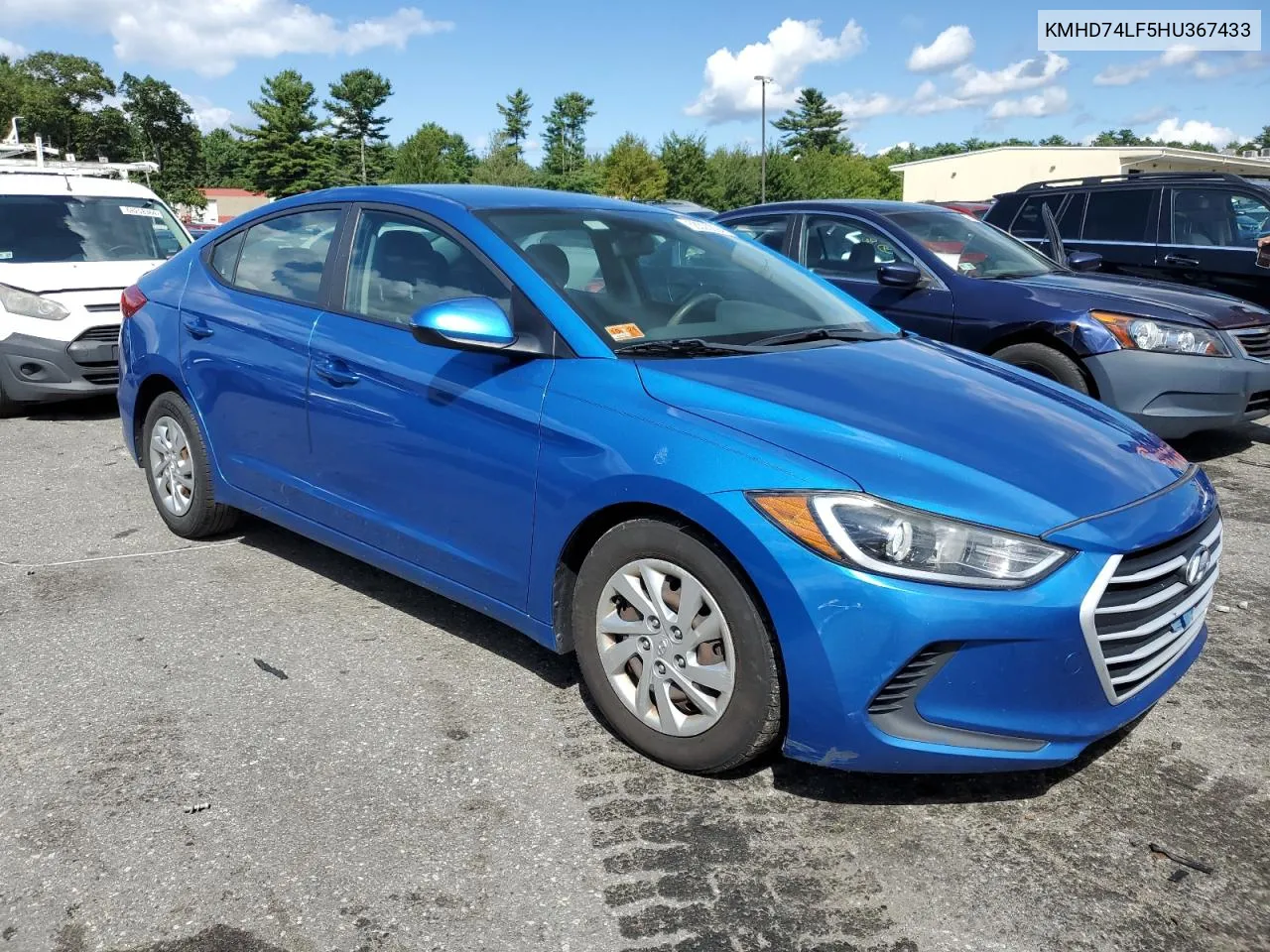 KMHD74LF5HU367433 2017 Hyundai Elantra Se