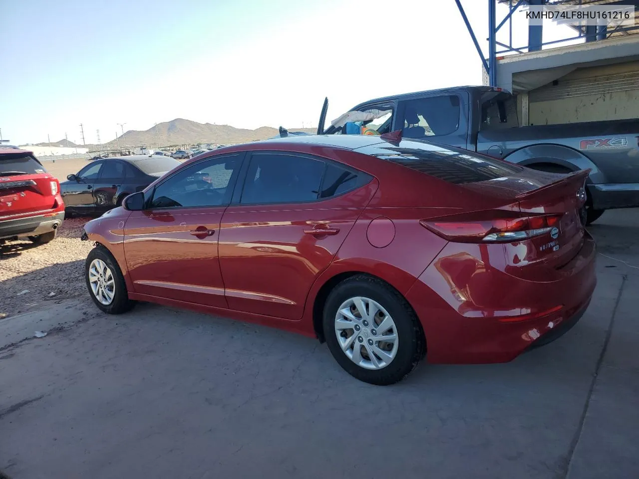 KMHD74LF8HU161216 2017 Hyundai Elantra Se