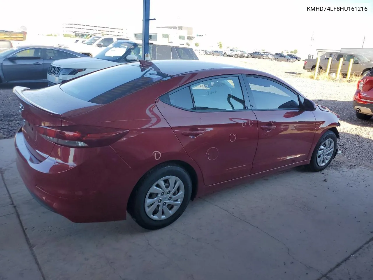 KMHD74LF8HU161216 2017 Hyundai Elantra Se