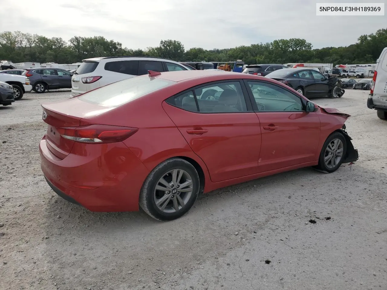 2017 Hyundai Elantra Se VIN: 5NPD84LF3HH189369 Lot: 68438114