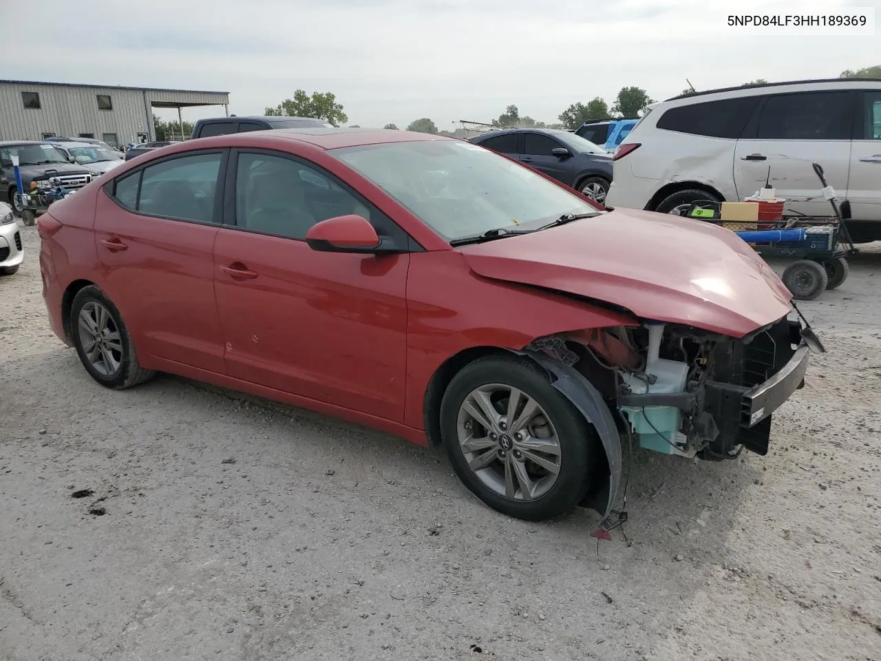 5NPD84LF3HH189369 2017 Hyundai Elantra Se