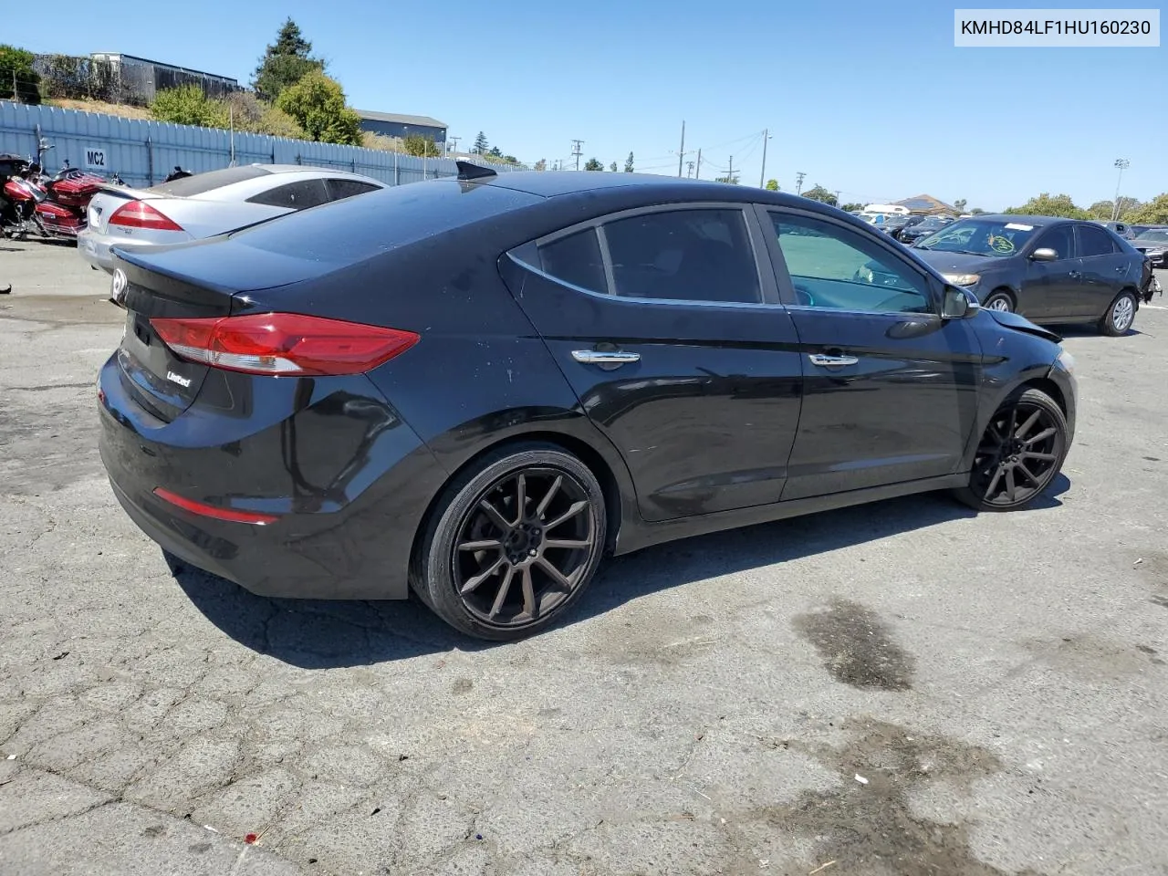 KMHD84LF1HU160230 2017 Hyundai Elantra Se