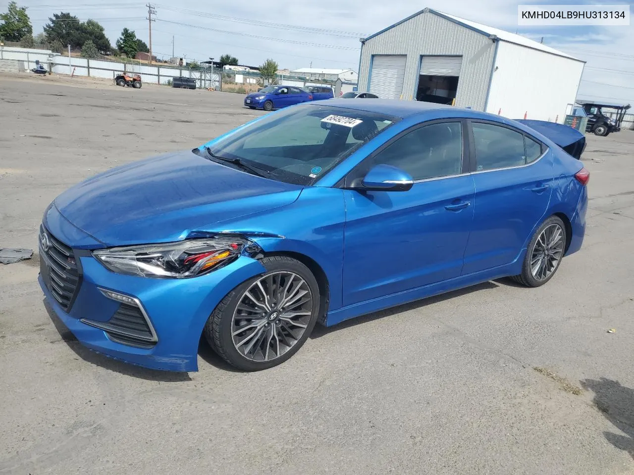 2017 Hyundai Elantra Sport VIN: KMHD04LB9HU313134 Lot: 68492704