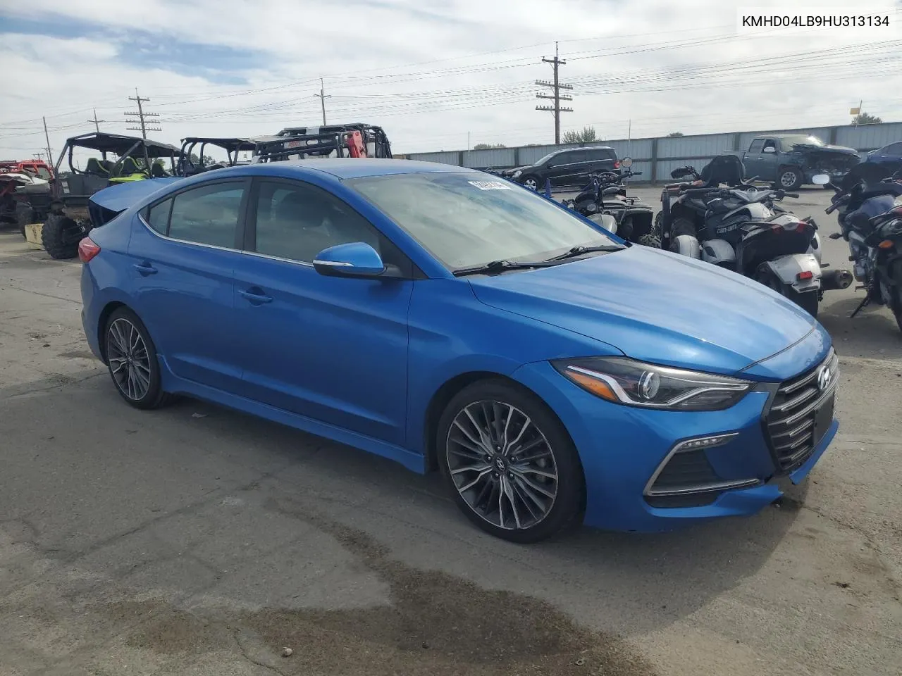 2017 Hyundai Elantra Sport VIN: KMHD04LB9HU313134 Lot: 68492704