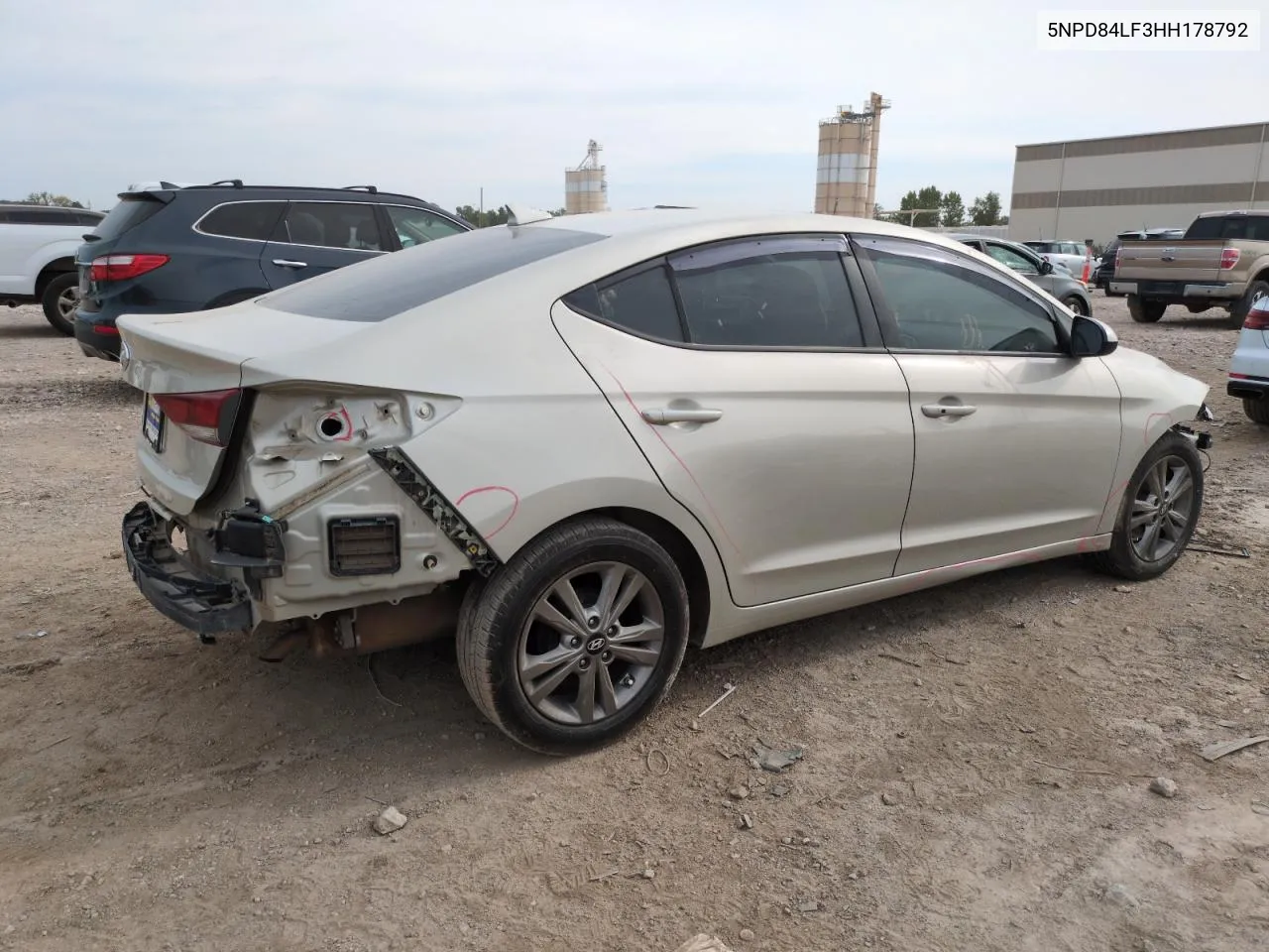 2017 Hyundai Elantra Se VIN: 5NPD84LF3HH178792 Lot: 68668684