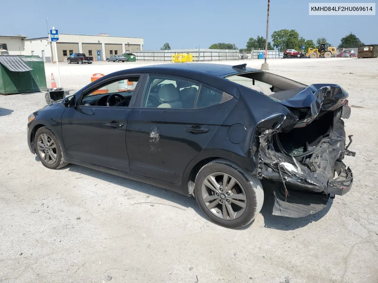 KMHD84LF2HU069614 2017 Hyundai Elantra Se