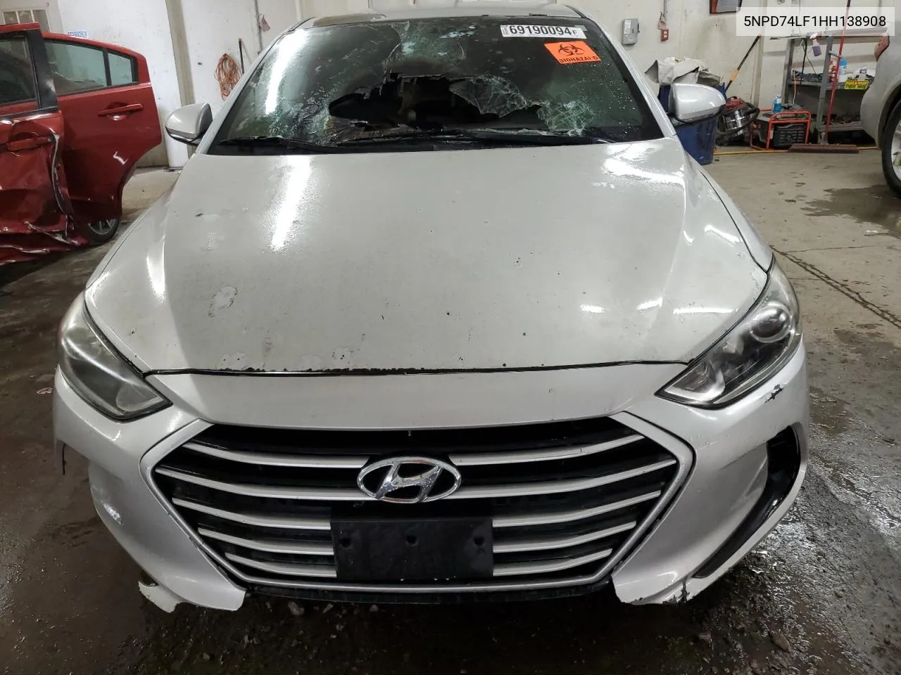 2017 Hyundai Elantra Se VIN: 5NPD74LF1HH138908 Lot: 69190094