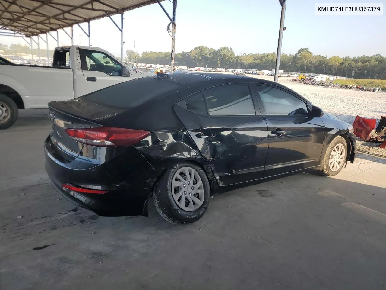 KMHD74LF3HU367379 2017 Hyundai Elantra Se