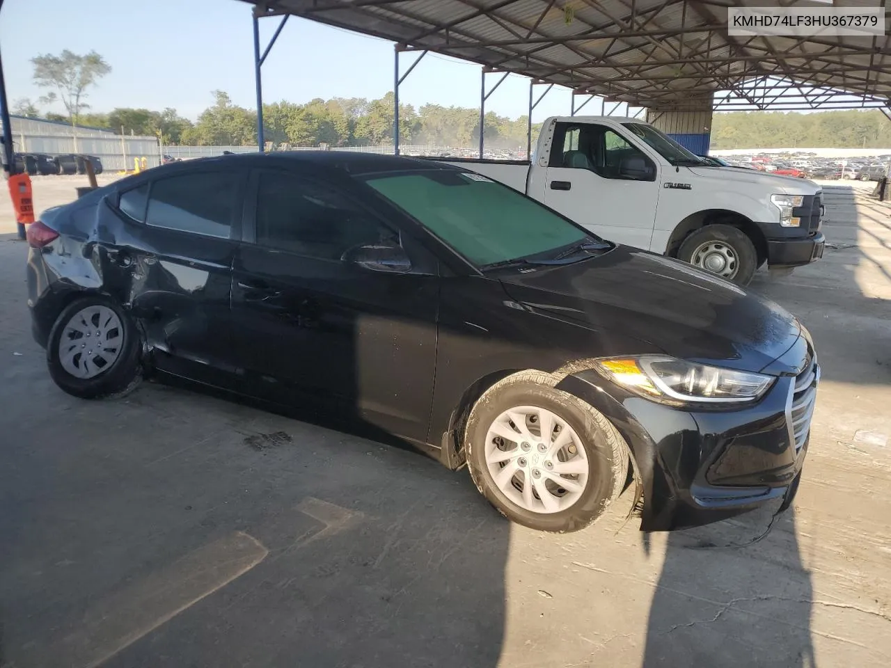 2017 Hyundai Elantra Se VIN: KMHD74LF3HU367379 Lot: 69215054