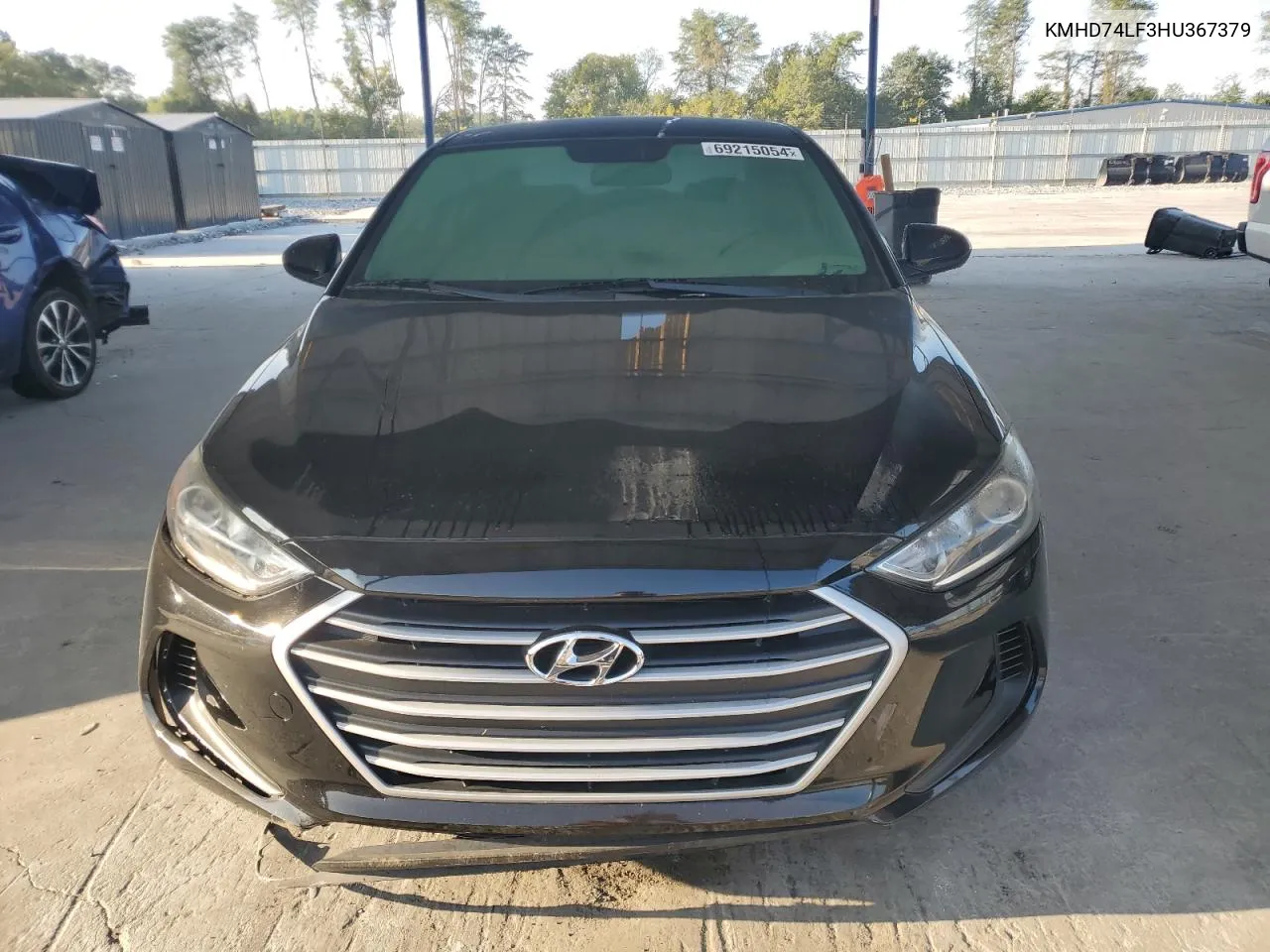 2017 Hyundai Elantra Se VIN: KMHD74LF3HU367379 Lot: 69215054