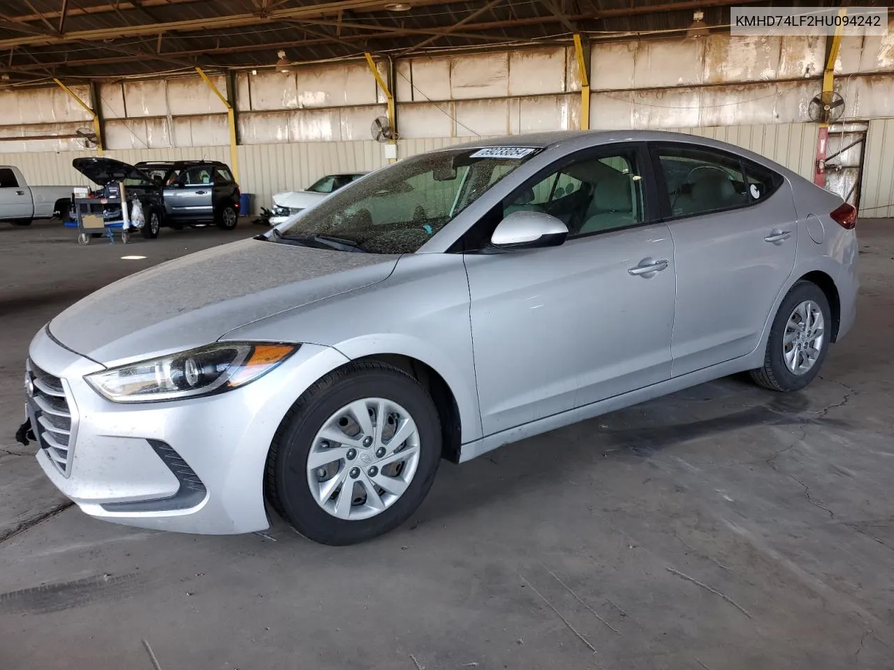 KMHD74LF2HU094242 2017 Hyundai Elantra Se