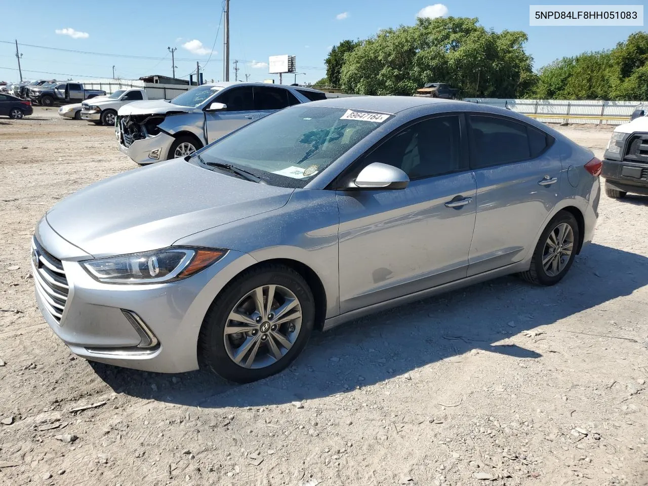 2017 Hyundai Elantra Se VIN: 5NPD84LF8HH051083 Lot: 69647164