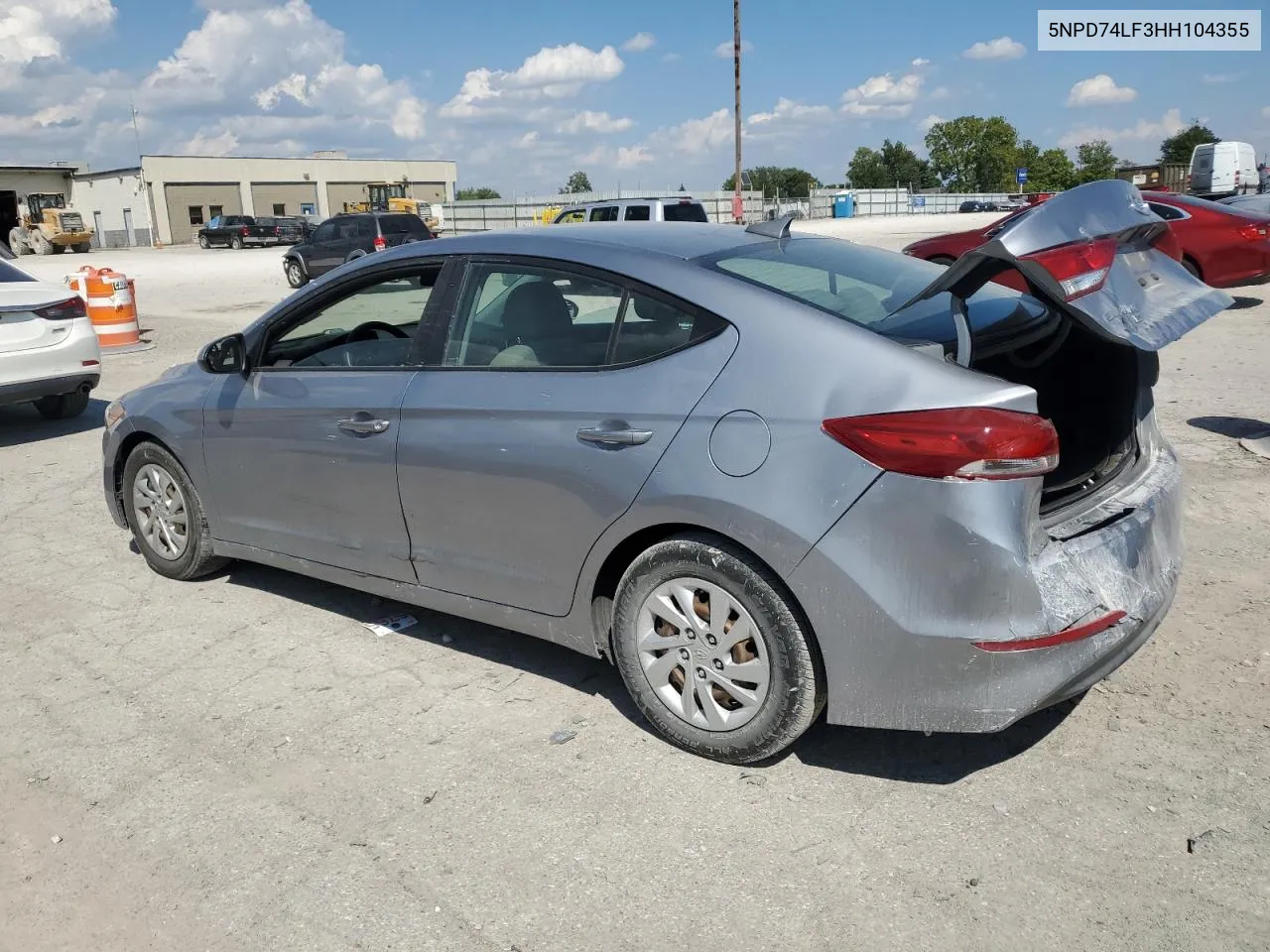 5NPD74LF3HH104355 2017 Hyundai Elantra Se