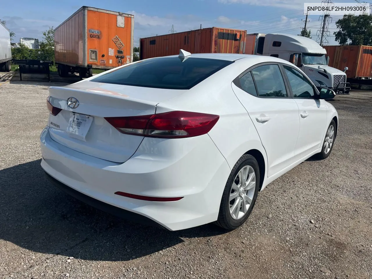 2017 Hyundai Elantra Se VIN: 5NPD84LF2HH093006 Lot: 69905094