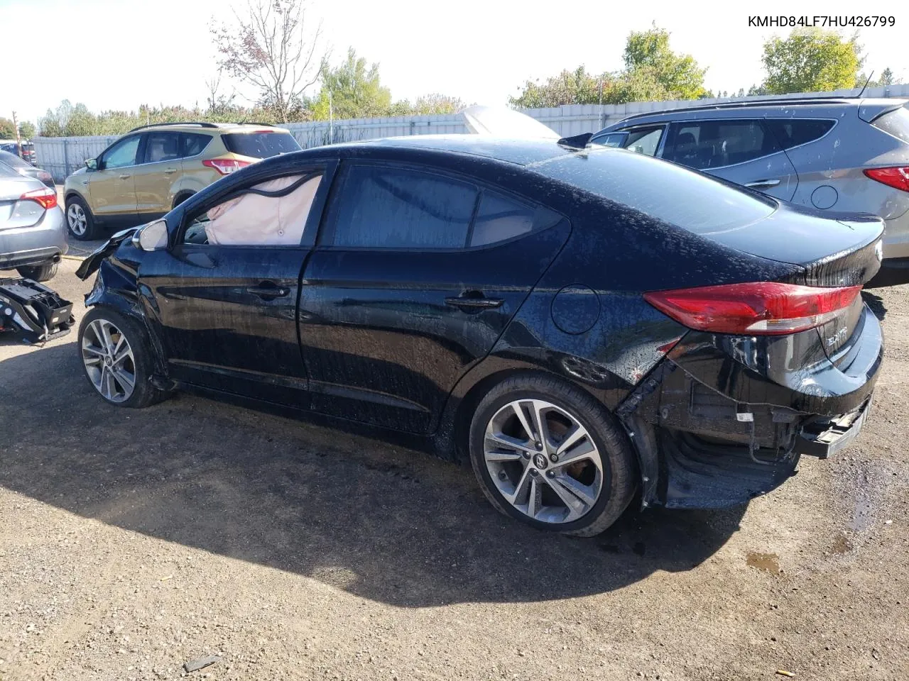 KMHD84LF7HU426799 2017 Hyundai Elantra Se