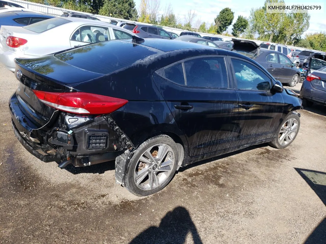 KMHD84LF7HU426799 2017 Hyundai Elantra Se