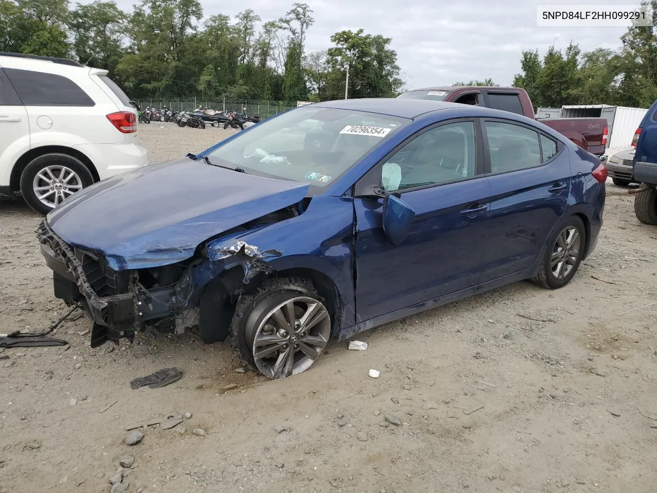 2017 Hyundai Elantra Se VIN: 5NPD84LF2HH099291 Lot: 70296354