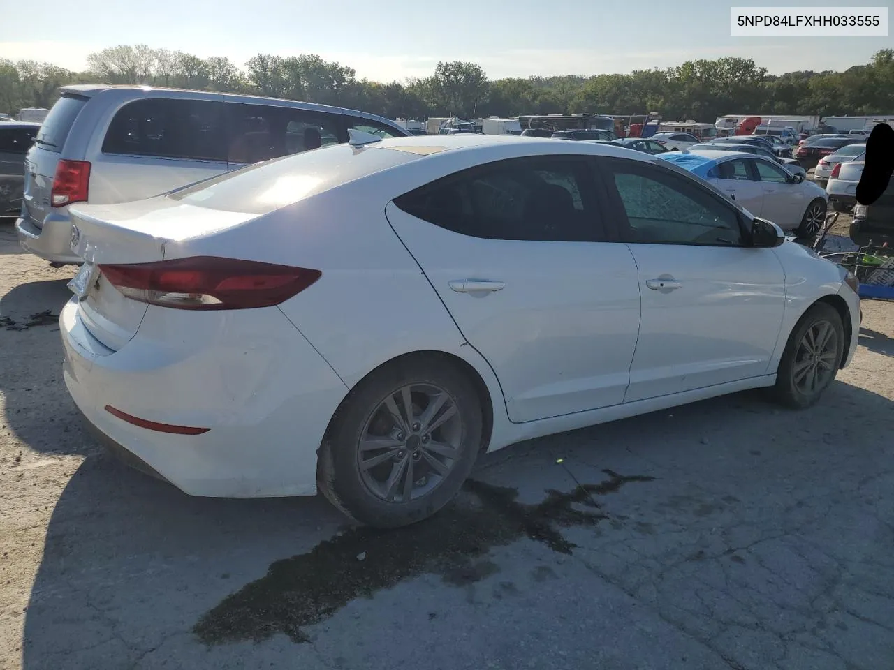 2017 Hyundai Elantra Se VIN: 5NPD84LFXHH033555 Lot: 70458924