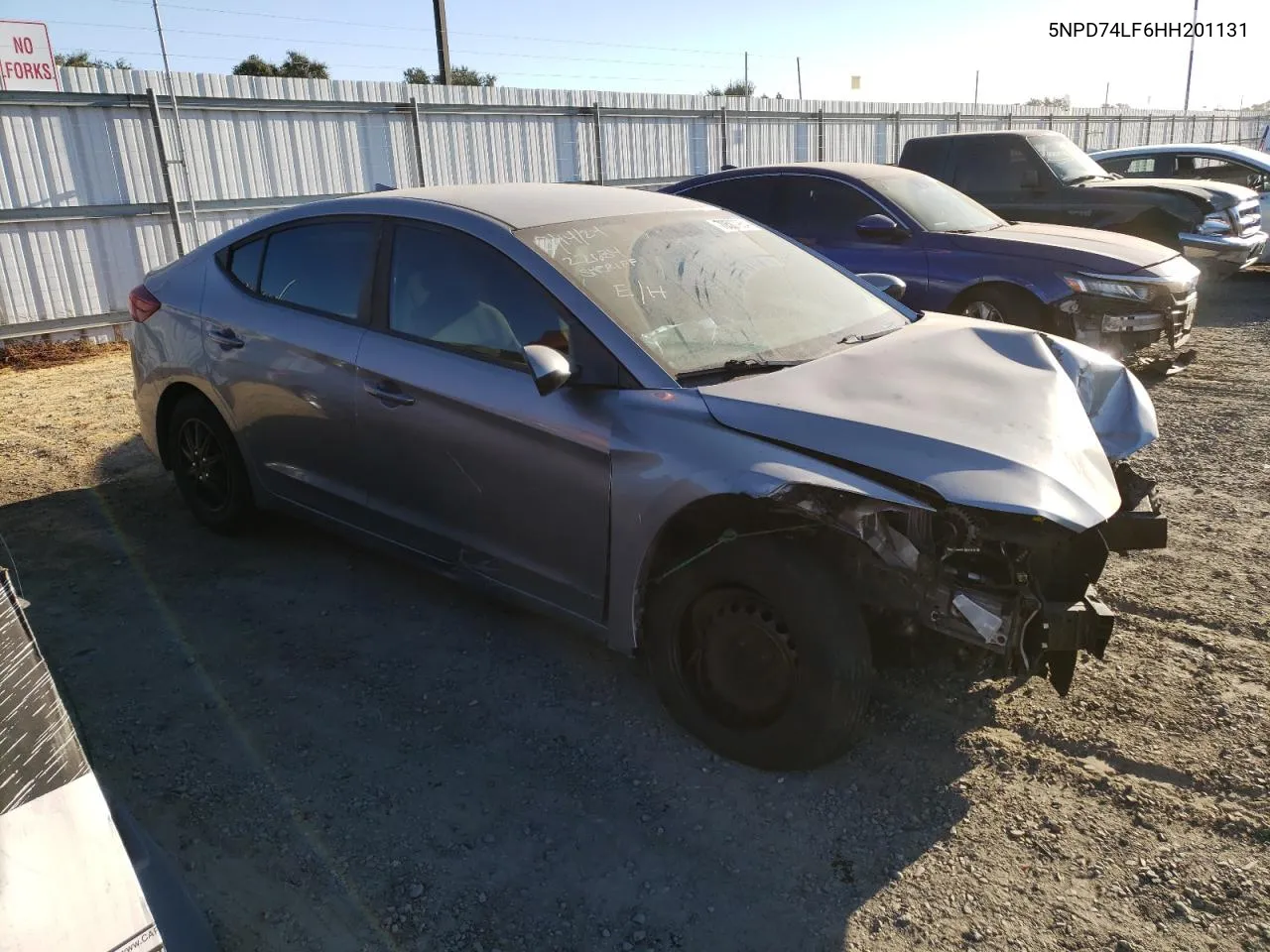 2017 Hyundai Elantra Se VIN: 5NPD74LF6HH201131 Lot: 70507964