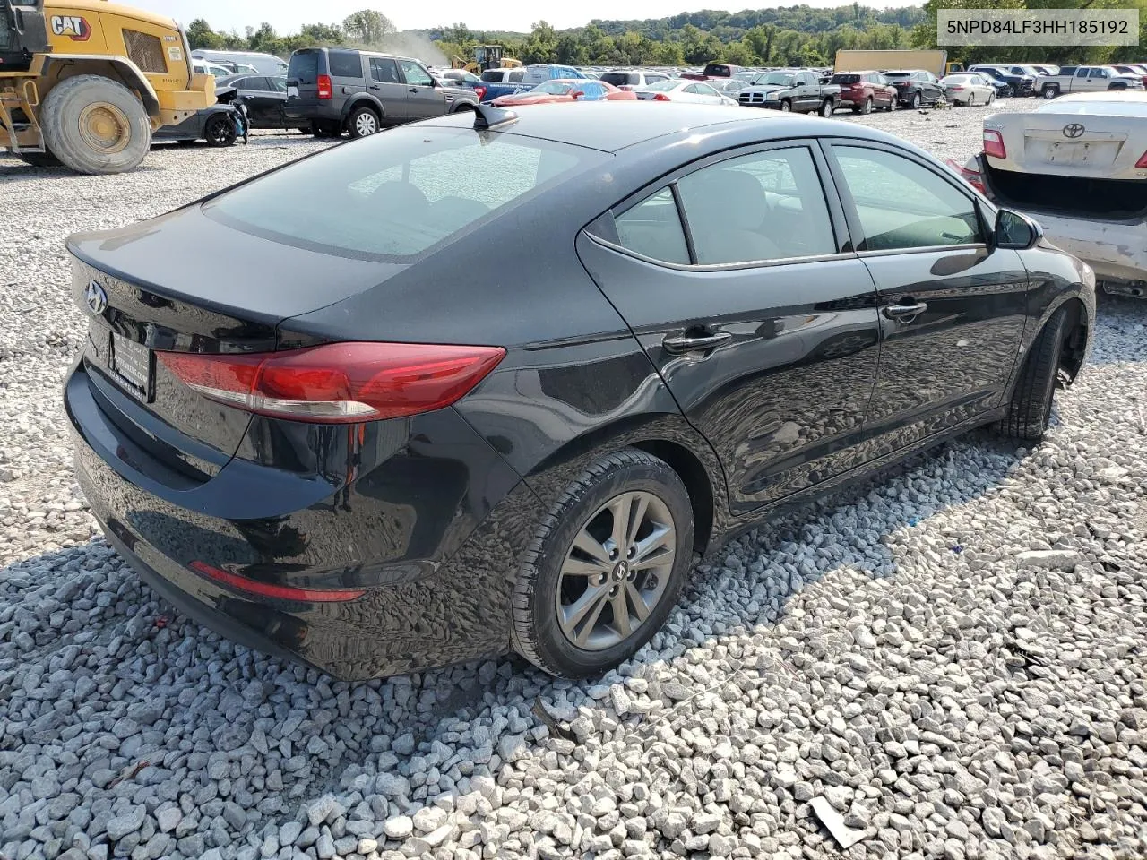 5NPD84LF3HH185192 2017 Hyundai Elantra Se