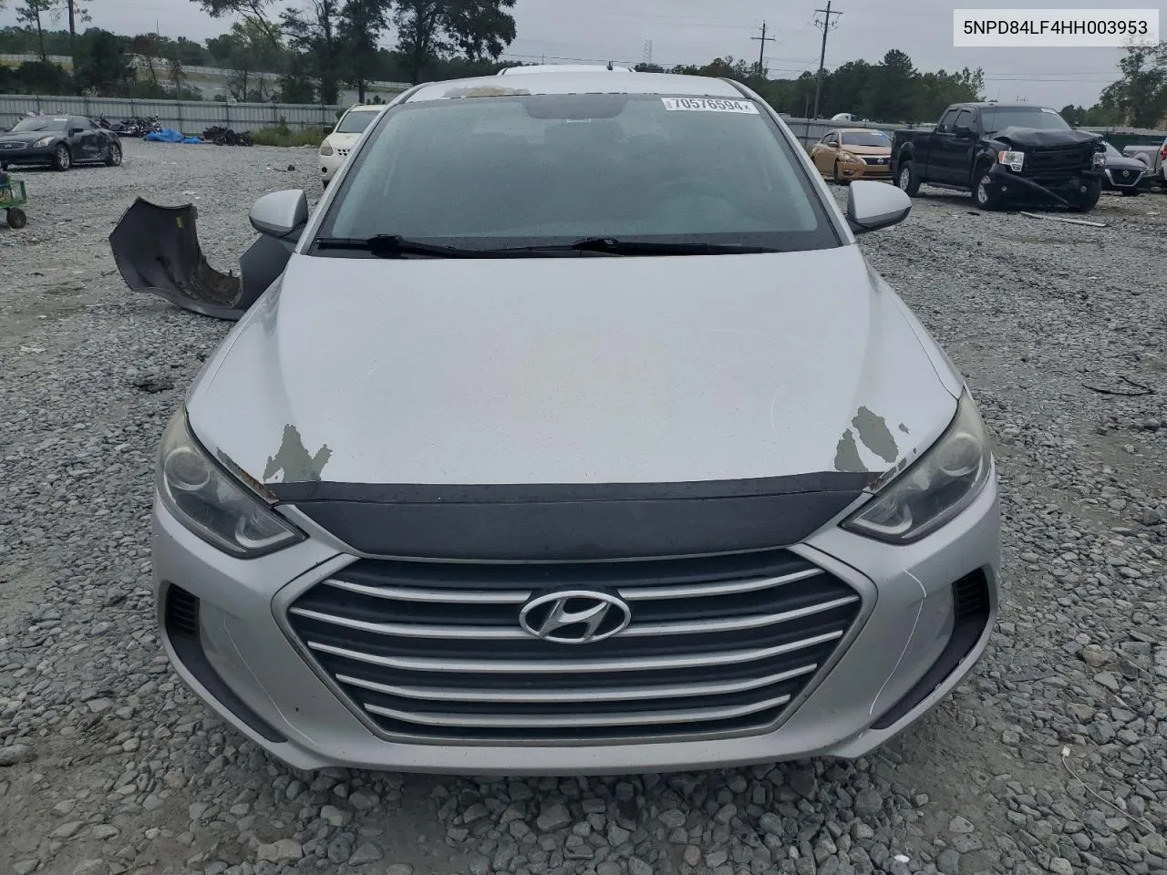 2017 Hyundai Elantra Se VIN: 5NPD84LF4HH003953 Lot: 70576594