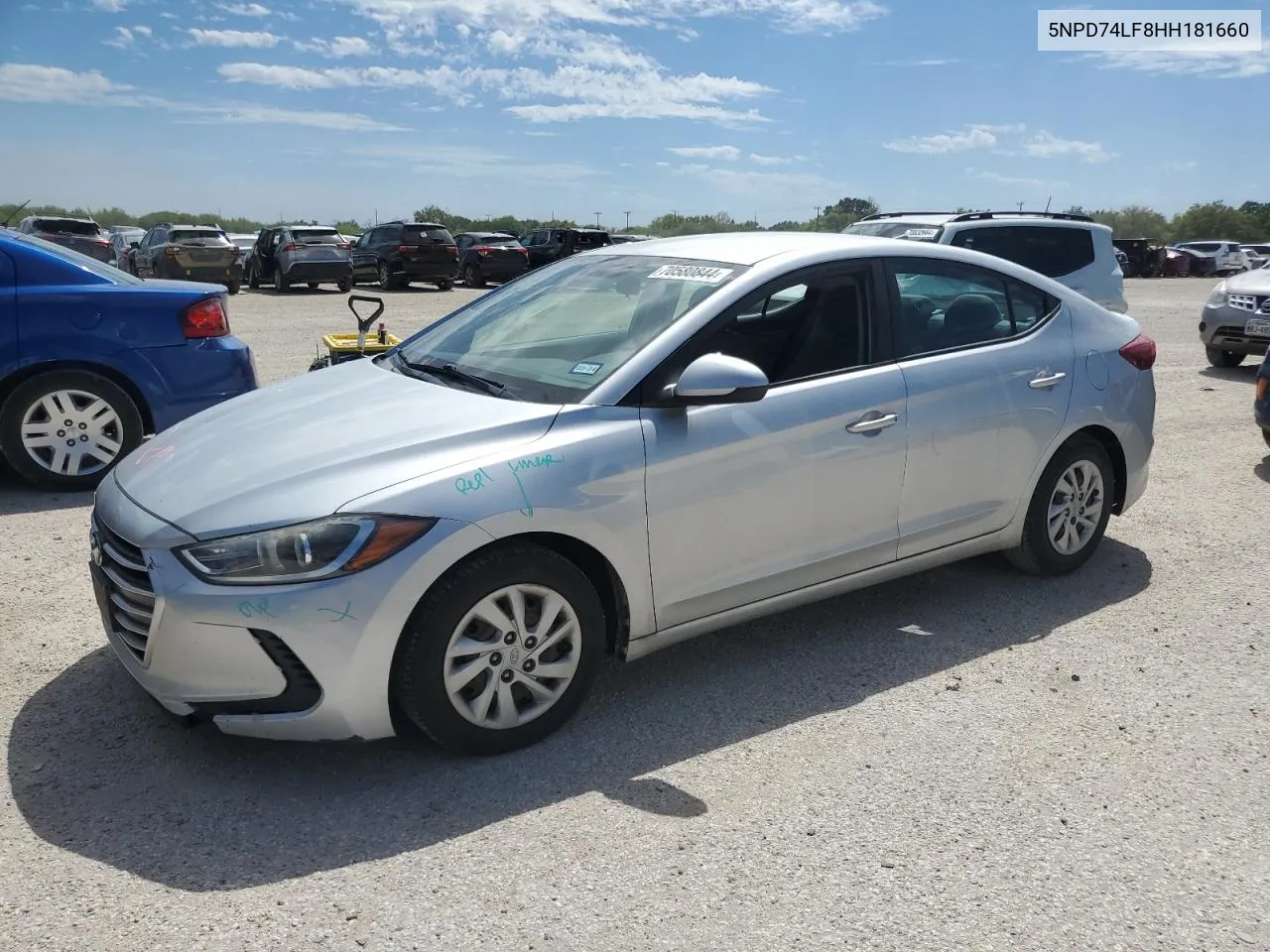 2017 Hyundai Elantra Se VIN: 5NPD74LF8HH181660 Lot: 70580844