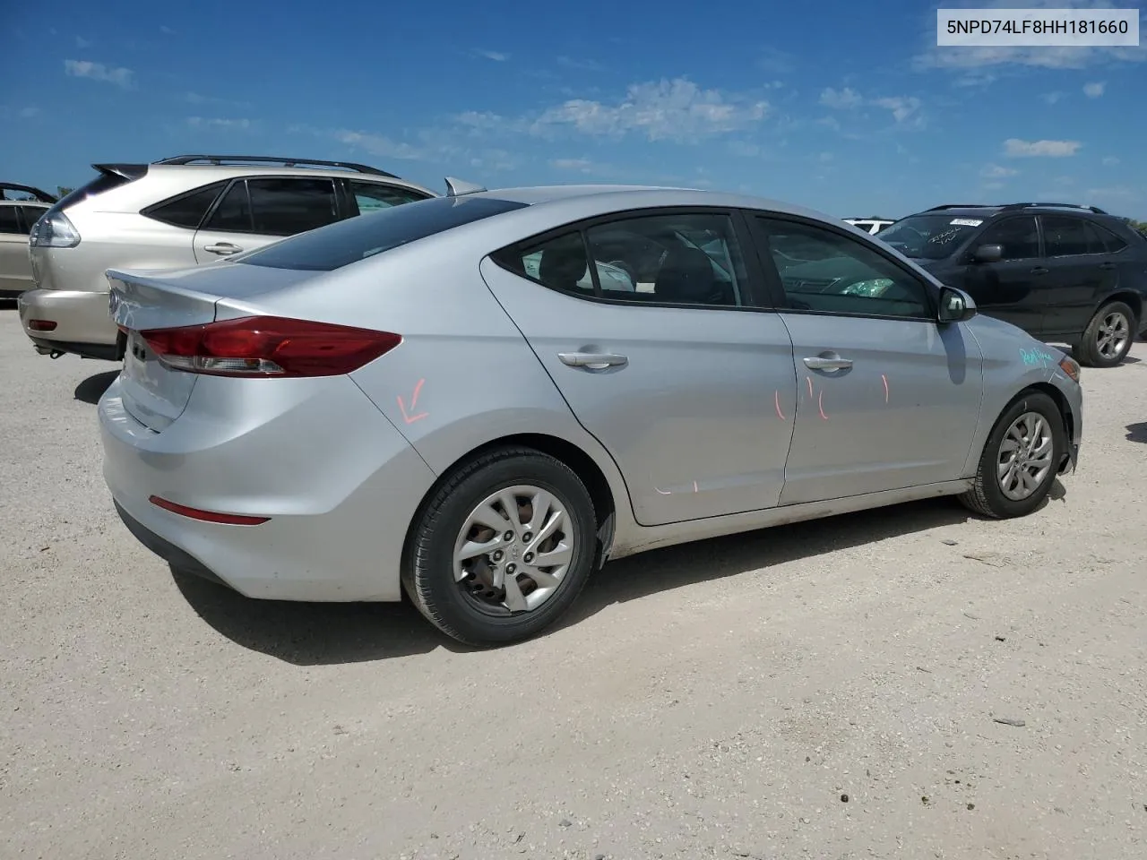 5NPD74LF8HH181660 2017 Hyundai Elantra Se