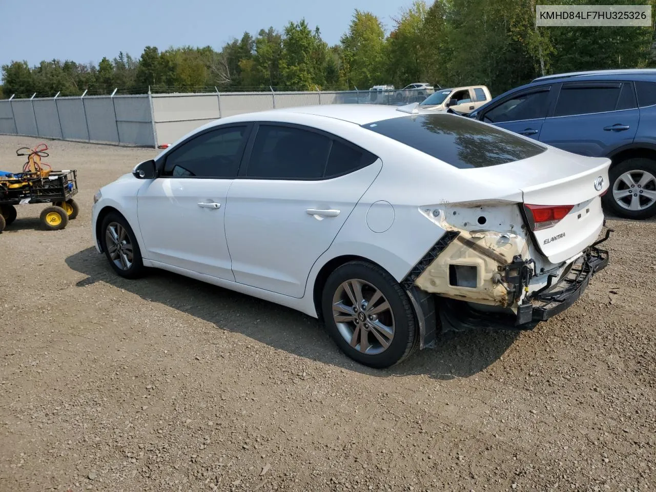 2017 Hyundai Elantra Se VIN: KMHD84LF7HU325326 Lot: 70581794