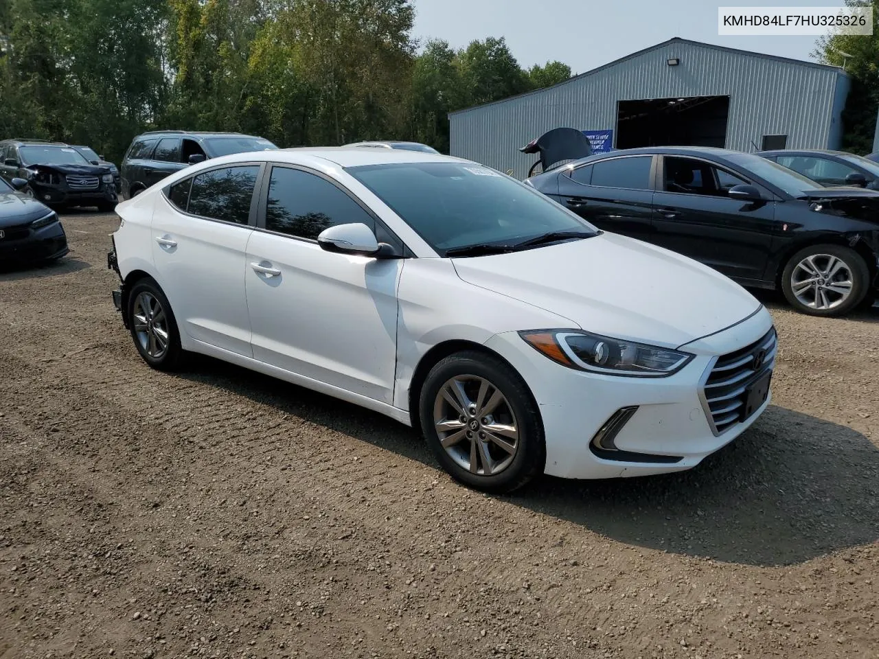 2017 Hyundai Elantra Se VIN: KMHD84LF7HU325326 Lot: 70581794